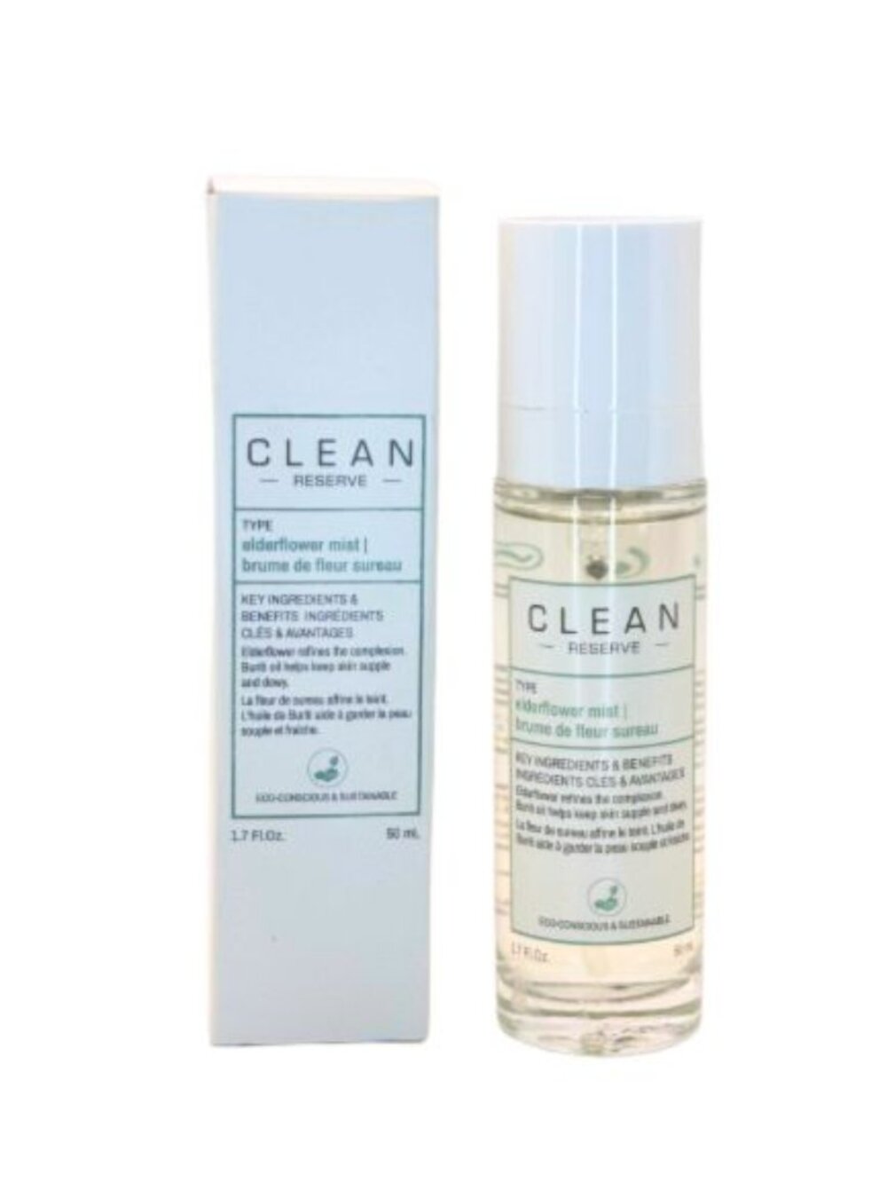 NEW Clean Reserve Elderflower Face Mist 50ml